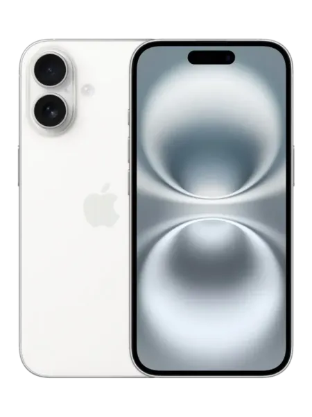 iPhone 16 128 ГБ, nano SIM + eSIM, Белый White