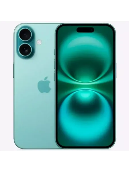 iPhone 16 256 ГБ, nano SIM + eSIM, Бирюзовый Teal