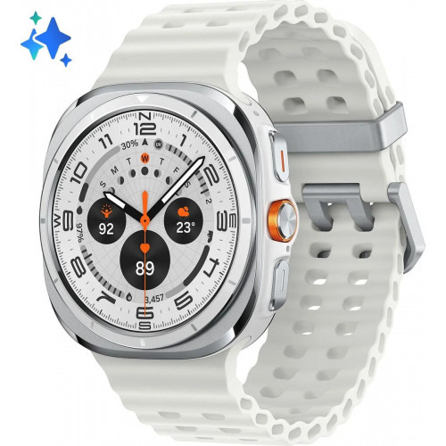 Умные часы Samsung  Galaxy Watch Ultra 47 мм LTE, белый корпус/белый ремень