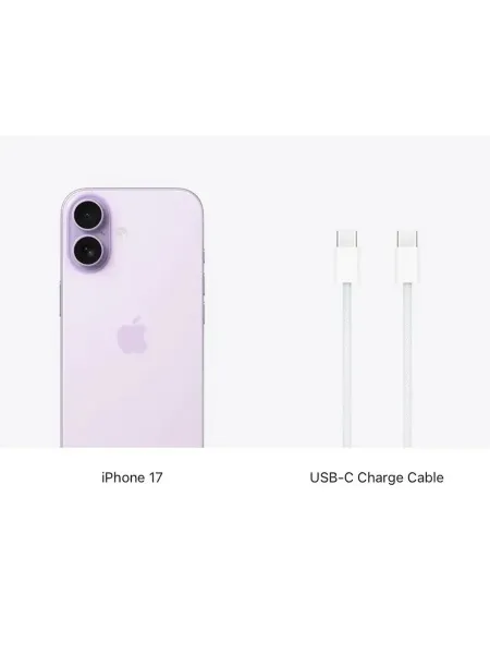 iPhone 17 512Gb eSIM+eSIM, Lavender Фиолетовый