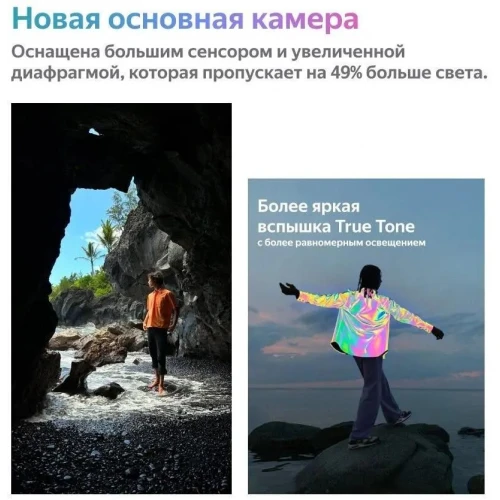 Смартфон Apple iPhone 14 128 ГБ, черный