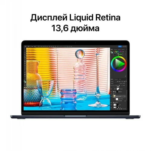Ноутбук Apple MacBook Air 13 (M2, 8/512 ГБ, MLY43), темная ночь